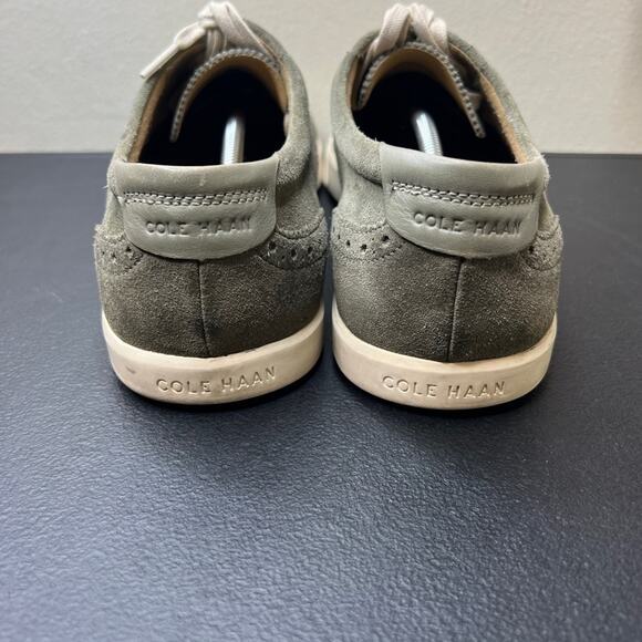Cole Haan Men’s Suede Wingtip Sneakers Gray Casual Lace Up Shoes ? main image 11